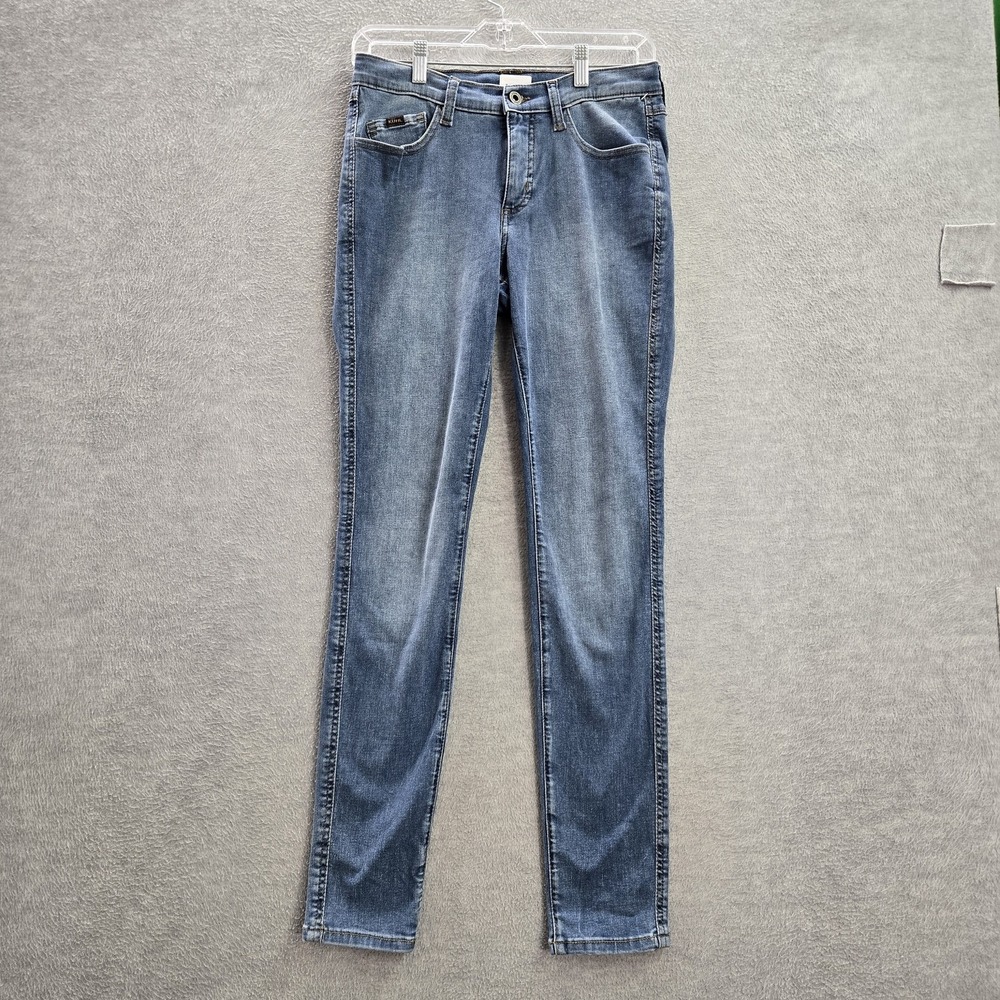 KUHL Women Jeans 6 Blue Denim Logo‎ 30" Inseam Cotton Polyester